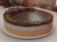 چیز کیک نوتلا بدون قالب و همزن