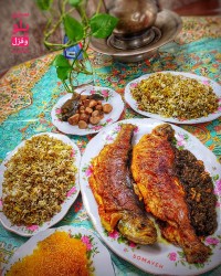 ماهی با سس پیاز عطری