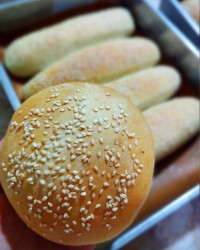 نان باگت با دستور نفیسه جان