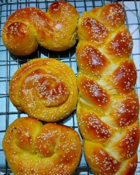 نان شیرمال با آموزش نفیسه جون