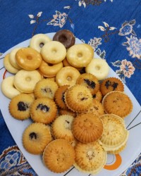 کوکی میکری مغزدار ورق بزن گلم
