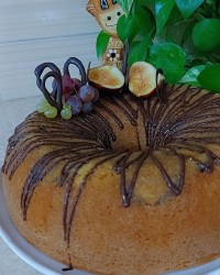 کیک انجیر گردویی