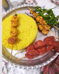 کباب فیله مرغ حلزونی