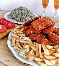 شنیسل مرغ