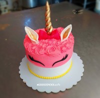 کیک تک شاخ دخترونه