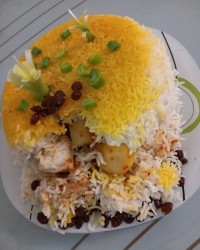 ته چین مرغ بدون ماست ورق بزن دوست عزیز