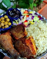 چلوماهی سرخ شده