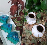 اسپرسو همراه با کیک