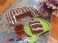 تریلیچه با سس شکلاتی