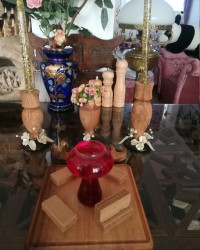 ویفر کاکائو و شربت تمشک