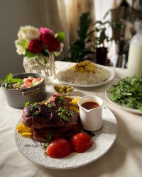 خورشت مرغ با رب انار