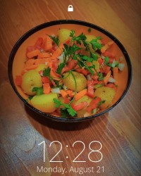 سالاد سیب زمینی رژیمی