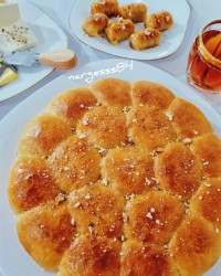 نان باقلوایی بدون شربت ورق بزنید