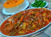 خورشت لوبیا سبز