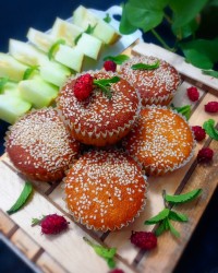 کیک یزدی با آب