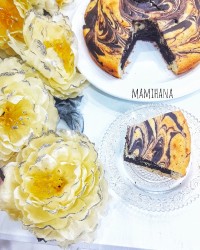 زبرا کیک پنبه ای