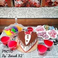 کیک شیفون تولد پدرم 1402