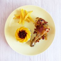 مرغ و برنج قالبی