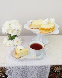 چیزکیک زعفرانی