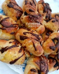 نان کراسان شکلاتی (2)