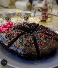 کیک شکلاتی خیس