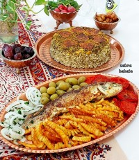 باقالی پلو با ماهی