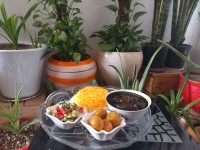 خورشت سبزی وبرنج زعفرانی ناهارروزجمعه