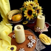 میلک شیک انبه و موز