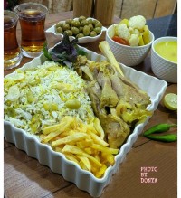 باقالی پلو با ماهیچه