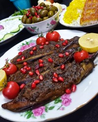 بادمجان شکم پر