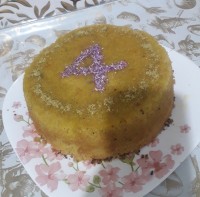 کیک ۴ماهگی دخترم?