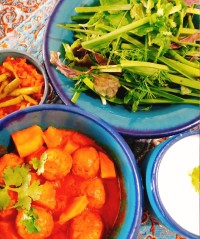 خوراک کله گنجشکی با مرغ