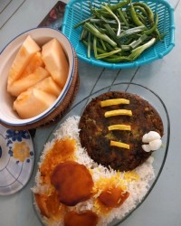 کوکو سیب زمینی پخته