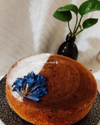 کیک کشمش با ارد گندم