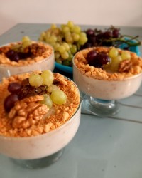 فرنی گل محمدی