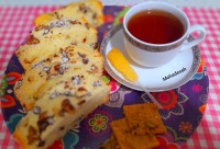 کیک کشمشی گردویی