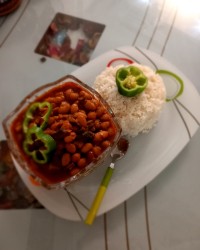 خوراک لوبیا باقارچ