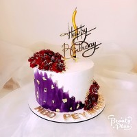 کیک بنفش زنونه