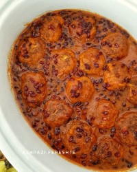 کوفته مرغ با سس