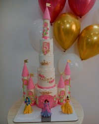 کیک قلعه پرنسس دیزنی