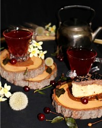 چیز کیک با شکلات