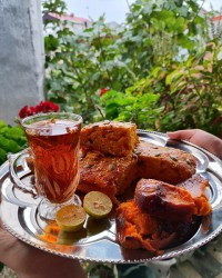 کیک کدو حلوایی