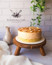 چیزکیک کره بادوم زمینی