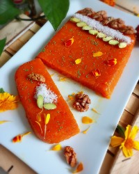 حلوای هویج عربی (بدون آرد)