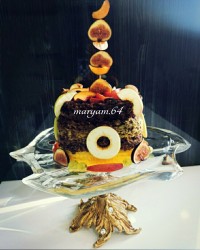 کیک چند رنگ