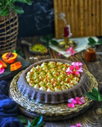 کیک شکلاتی با خامه کاراملی