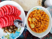 خوراک نخود و زیره