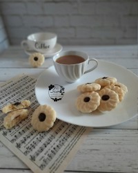 کوکی بدون کره وتخم مرغ