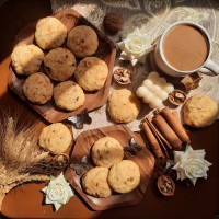 کوکی هویج کشمش گردو