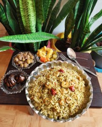 لخلاخ (دمپخت) میگو بوشهری